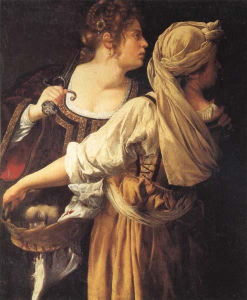 Artemisia gentileschi Judith and Her Maidser Germany oil painting art